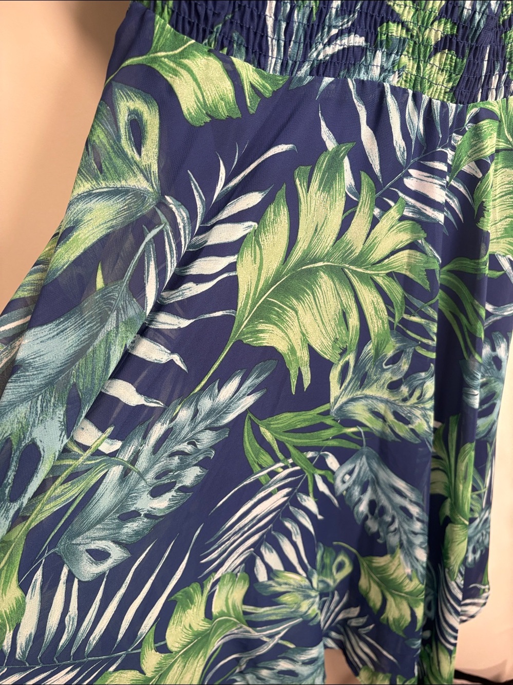 Rabbit Rabbit Rabbit Blue and Green Patterned Dress - Picture 4 of 15